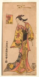 Die Frau des Schriftrollenmonteurs, Osan, 1725-30